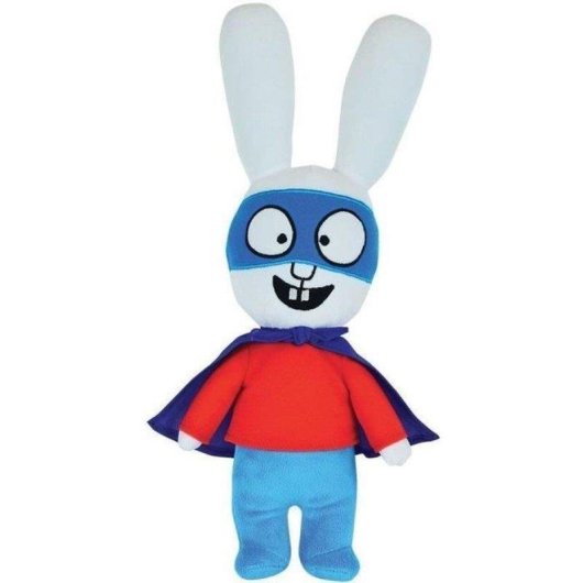 Kuscheltier Hase Superheld Jemini Simon mit Umhang 35 cm