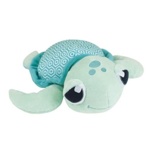 Peluche Tartaruga Jemini Luminou 25 cm Fotoluminescente Blu