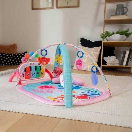 Alfombra Musical 4-en-1 Baby Einstein Kickin' Tunes Piano Magic Touch Para Bebés 0-36 Meses