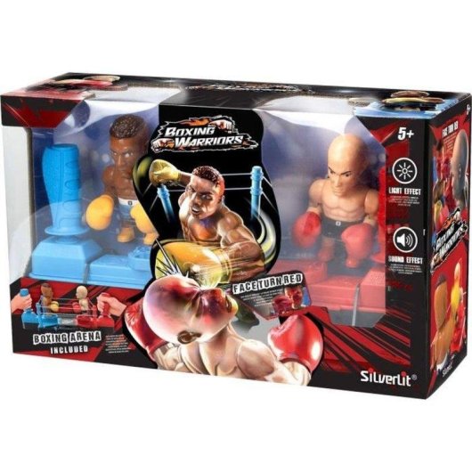 Interaktives Boxspiel Silverlit Deluxe Arena Fist On Fire - Ring mit Licht- und Soundeffekten