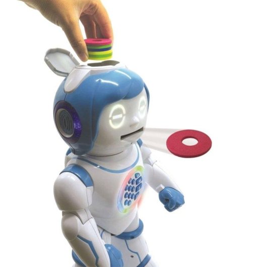 Robot Educativo Bilingue Lexibook Powerman Kid Telecomando IR 450+ Domande