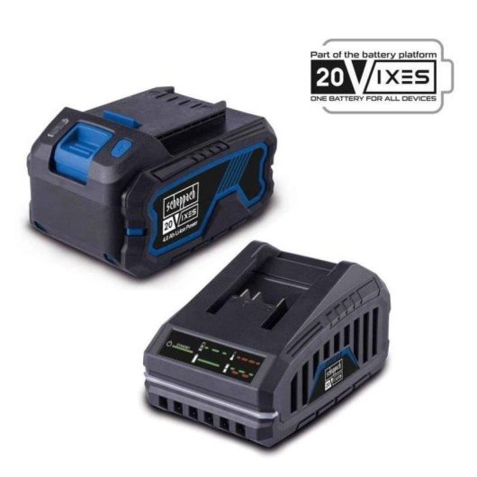 Scheppach Starter-Kit 4.0 20V 4.0Ah Li-ion Akku-Set mit Schnelllader