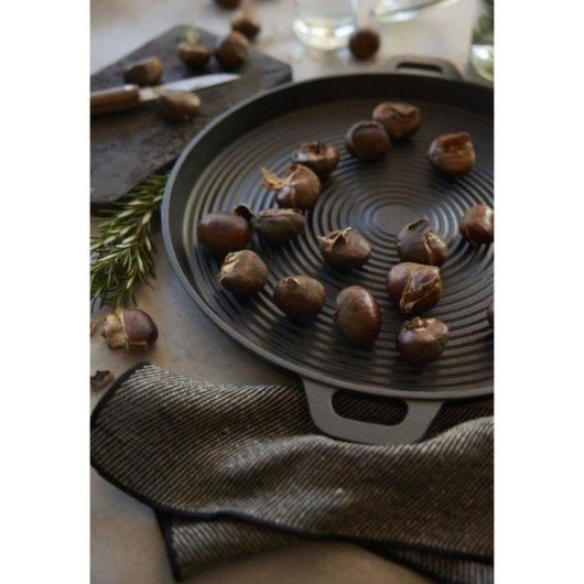Grillpfanne Baumalu 34 cm aus emailliertem Gusseisen