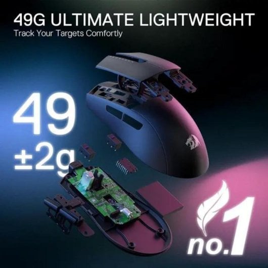 Souris Redragon M916 PRO Sans Fil 3 Modes 26000 DPI Noir Ultra-Léger