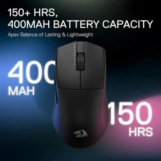 Souris Redragon M916 PRO Sans Fil 3 Modes 26000 DPI Noir Ultra-Léger