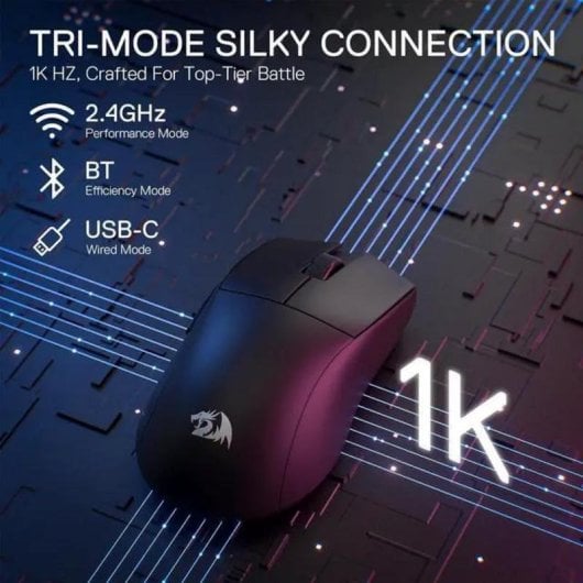 Souris Redragon M916 PRO Sans Fil 3 Modes 26000 DPI Noir Ultra-Léger