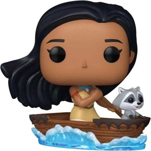 Figura Funko Pop! Plus Pocahontas 30º Aniversário com Meeko Canoa
