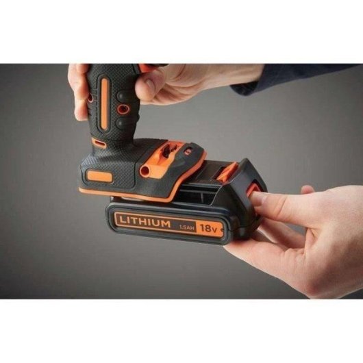 Trapano a percussione BLACK+DECKER BDCHD18C2TA-QW 18V 40Nm 2 batterie 1.5Ah