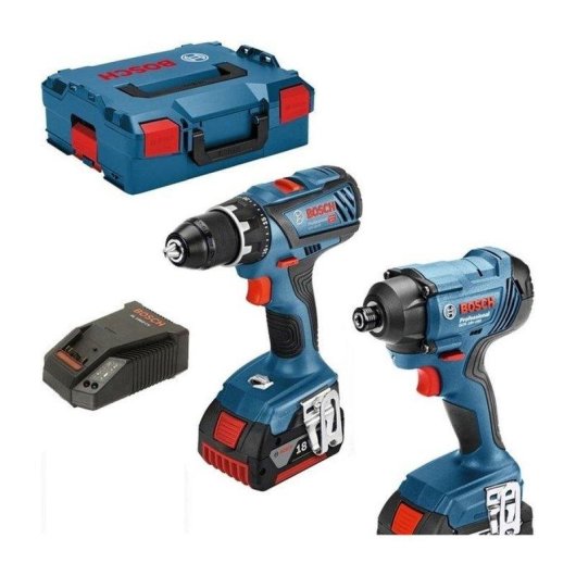 Kit Bosch Professional 18V GSR 18V-28 e GDR 18V-160 con 2 batterie 4.0Ah