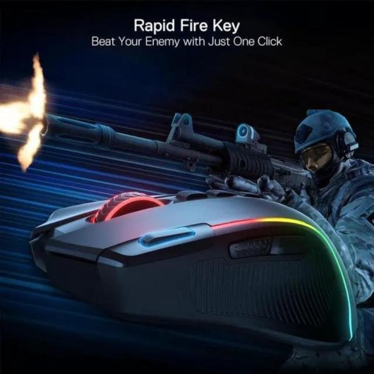 Maus Redragon M612 PRO Bluetooth 2.4GHz 8000 DPI Schwarz RGB