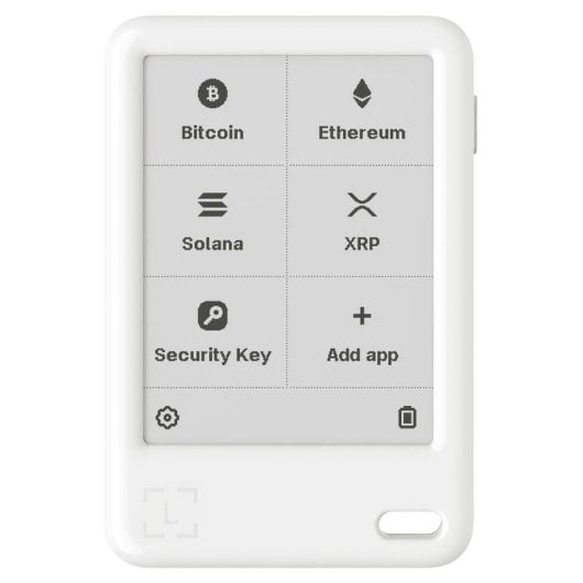 Carteira Física Ledger Nano Gen 5 Branco Polar Bluetooth 5.2 Ecra 2,76" USB-C