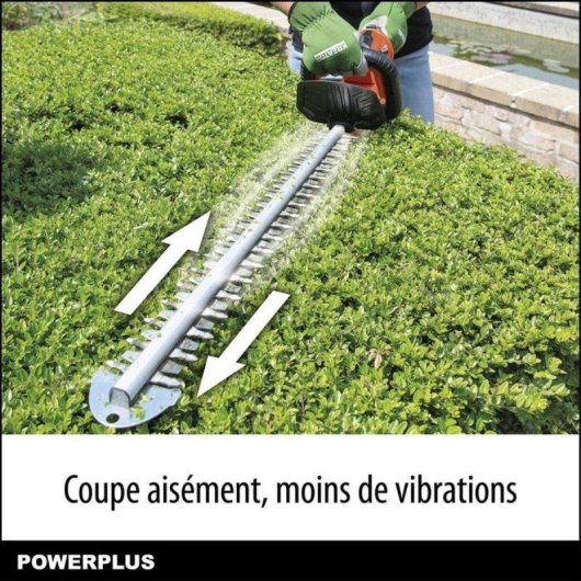 Taille-haie PowerPlus Powdpg7536 Dual Power 40V 670mm 22mm 2.77kg