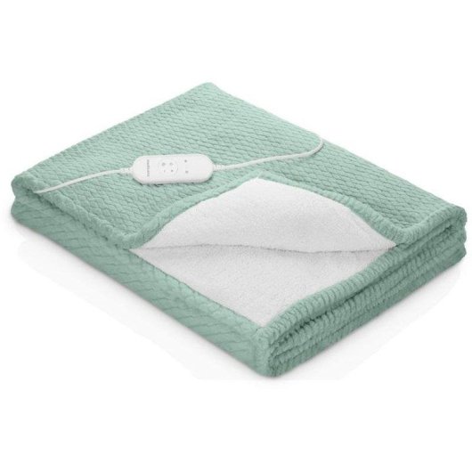 Couverture électrique Medisana Hb 417 réversible 120 W 9 niveaux 180 x 130 cm Vert