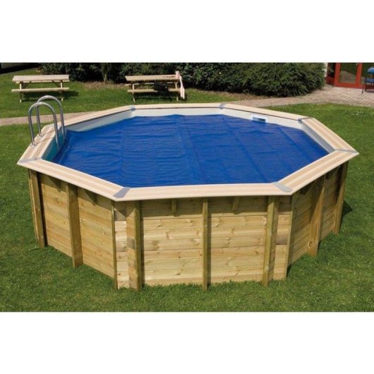 Copertura Solare a Bolle Ubbink 400x750 cm 400 Mircroni Polietilene Blu