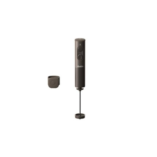 Espumador de leche portátil Outin LattoGo recargable USB-C Marrón de la tundra