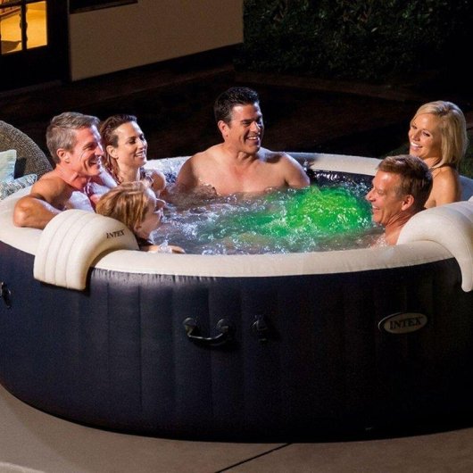 Jacuzzi Gonflable Intex PureSpa Blue Navy 28432NP 6 Places 2,16m