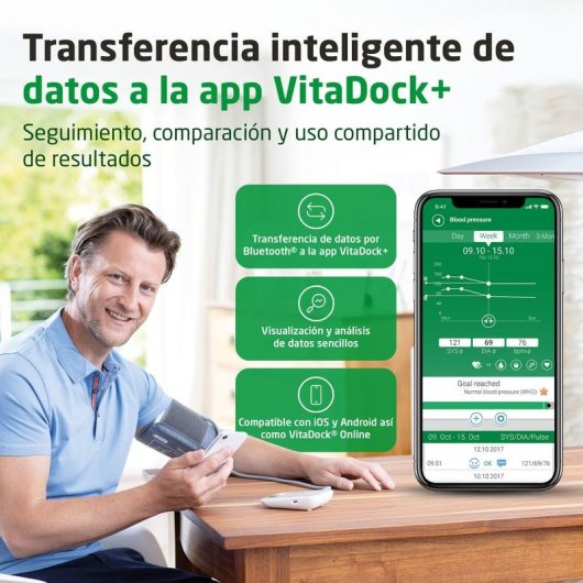 Tensiómetro Medisana BU 572 Bluetooth LCD 2 Utilizadores