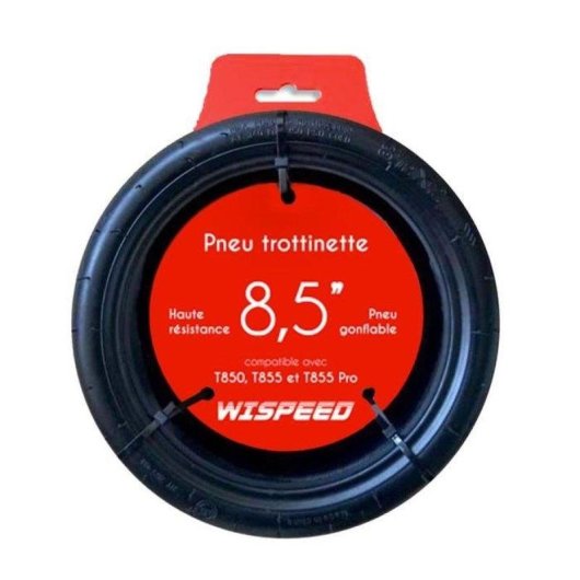 Pneu Inflável 8,5" Wispeed para Patinete Elétrico Preto