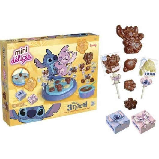 Kit à chocolats Lansay Mini Délices Atelier Stitch & Angel pour enfants dès 6 ans