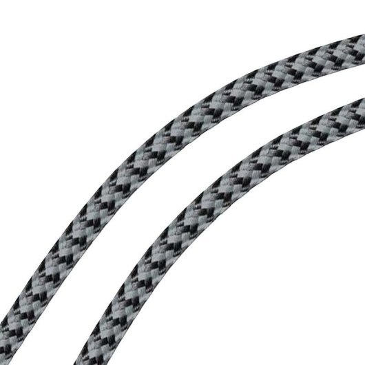Cable USB-C GÉNÉRIQUE C521CKSL 2 m nylon trenzado noir/argent