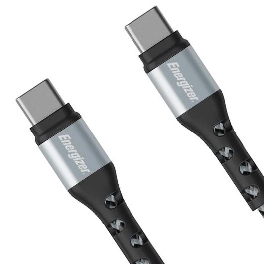 Cable USB-C GÉNÉRIQUE C521CKSL 2 m nylon trenzado noir/argent