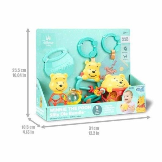 Disney Baby Winnie The Pooh Geschenkset 5 Teile für Neugeborene