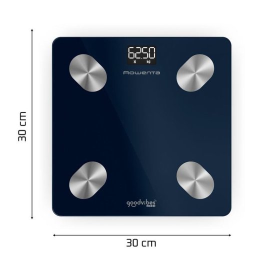 Balance Connectée Rowenta Goodvibes Life + 2.0 BR9720 Jusqu'à 180 kg 15 Indicateurs Bluetooth