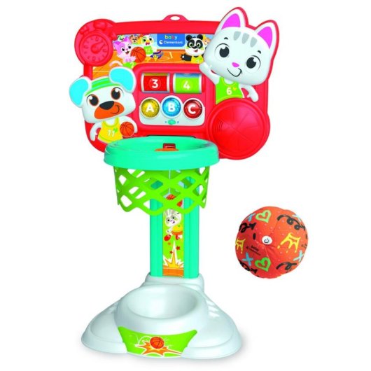 Jouet Clementoni My First Aro De Baloncesto Interactif Ajustable Sonore
