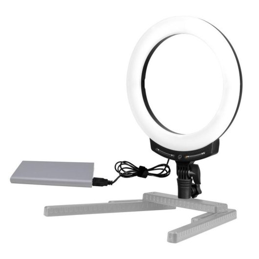 Luz continua LED Nanlite Halo 10B 9,6W 2700-6500K Negro