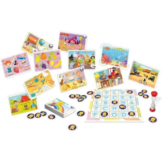 Brettspiel Tactic Apprenons Rally der Wörter Educativ 4-10 Jahre