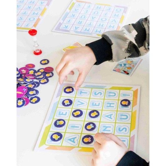 Brettspiel Tactic Apprenons Rally der Wörter Educativ 4-10 Jahre