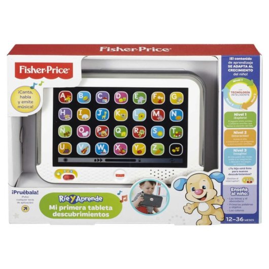 Jogo Educativo MATTEL Mi Primera Tableta Ríe e Aprende Multicolor Efeitos de Luz