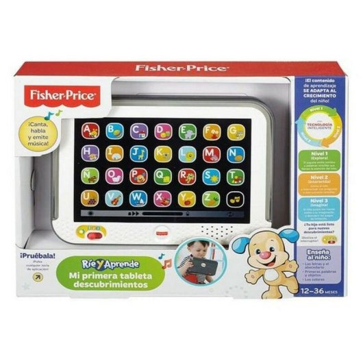 Jogo Educativo MATTEL Mi Primera Tableta Ríe e Aprende Multicolor Efeitos de Luz