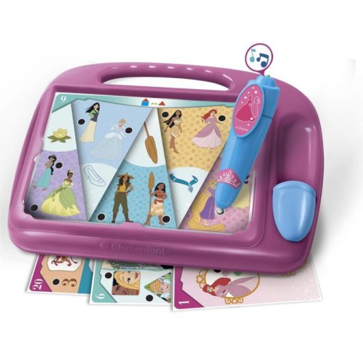Secretária Educativa Clementoni Princess 18 Atividades 180+ Quiz com Luzes e Sons