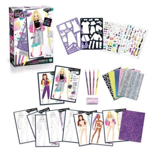 Kit de Moda Creativo para Niños Canal Toys Fashion Designer Kit Ofg 284