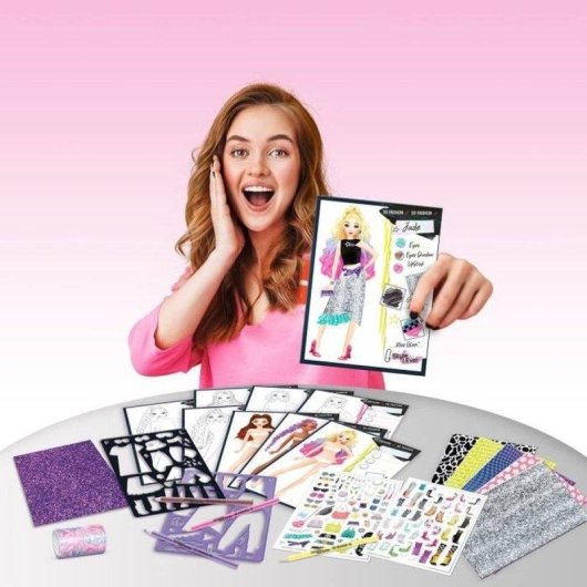 Kit de Moda Creativo para Niños Canal Toys Fashion Designer Kit Ofg 284