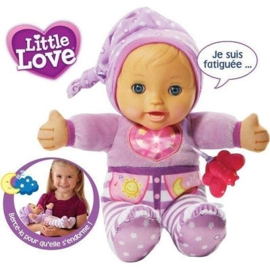 Poupée interactive VTech Little Love Mon Bébé À Bercer 32 cm sensor mouvement