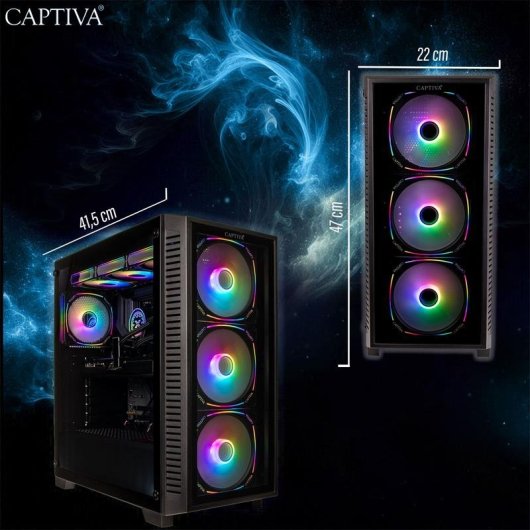 PC Sobremesa Captiva 103236 Intel Core Ultra 7 270K Plus 32GB 2TB SSD RTX 5090 FreeDOS
