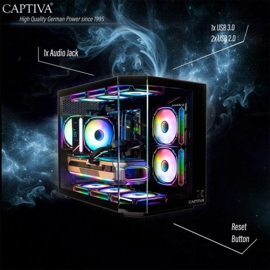 PC Sobremesa CAPTIVA 103013 Intel Core Ultra 5 245KF 16GB 500GB SSD RTX 5060 Windows 11
