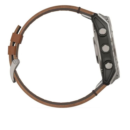 Garmin Fenix 8 Bluetooth GPS 1,4" Titane Marron Taille Unique Étanche 10 ATM SpO2