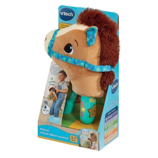 Cavalo Hobby Musical VTech Baby Mistral 70+ Sons Multicolor