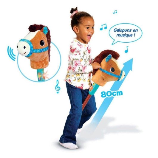 Cavalo Hobby Musical VTech Baby Mistral 70+ Sons Multicolor