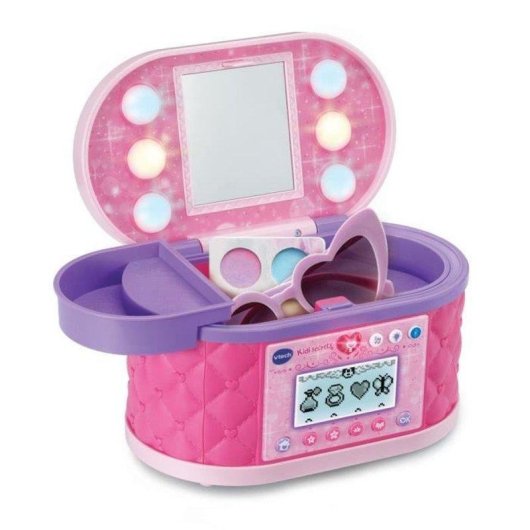 VTech KidiSecrets Magic Beauty Case Rosa com Código Secreto e Bluetooth