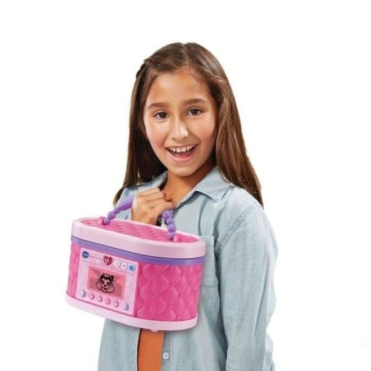 VTech KidiSecrets Magic Beauty Case Rosa com Código Secreto e Bluetooth