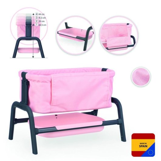 Cuna Co-dodo para Boneca Smoby Maxi-Cosi 4 Alturas Ajustáveis