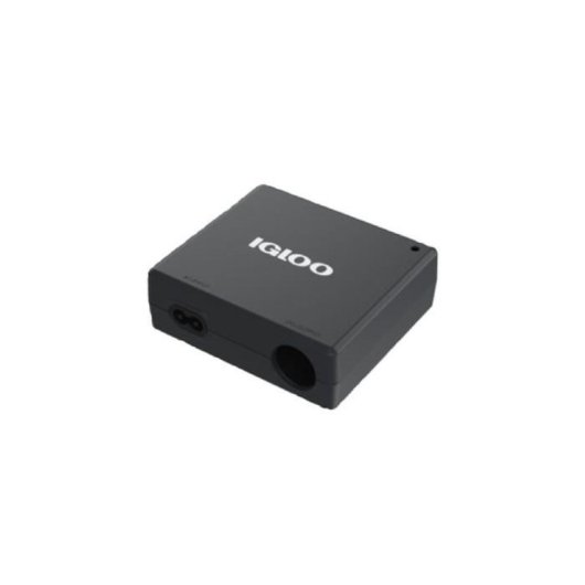 Igloo Adaptador Ac/dc 230v A 12v Para Glacières De 12v, Cable Negro Incluido, Acabado Plástico Texturizado Mate, Ips60