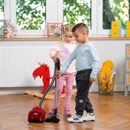 Aspirador de brinquedo 74 cm Klein Bosch - Sons Reais e Bolas