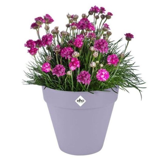Vaso da giardino Elho Loft Urban viola auto-irrigazione Ø 28,5 cm 100% plastica riciclata
