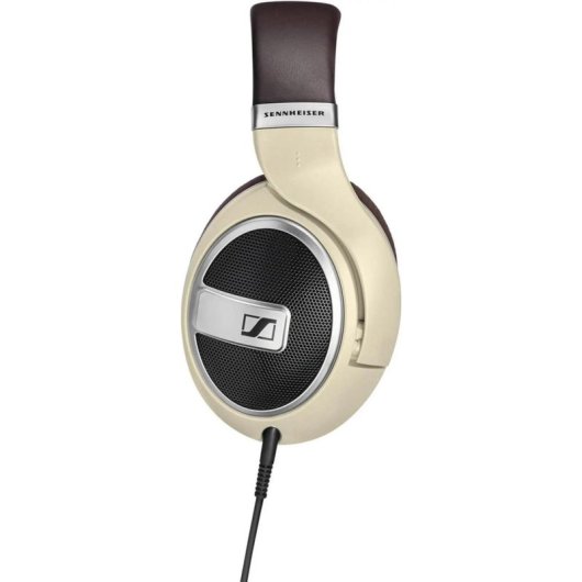 Auriculares Sennheiser HD 599 con cable, diseño abierto, sonido audiophile, color marfil