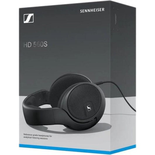 Auriculares Sennheiser HD 560S con cable, abiertos, para música y gaming, negros